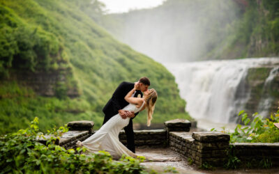 Where to have a Waterfall Elopement in Upstate NY